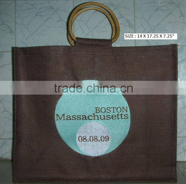 Eco-Friendly Laminated Jute Promotional Bag