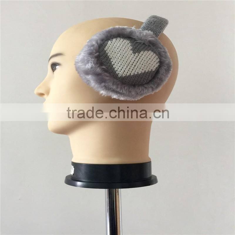 2016 Wireless Bluetooth Earmuffs Music Headset Stereo Headphone Winter Warm Knitted Earmuff