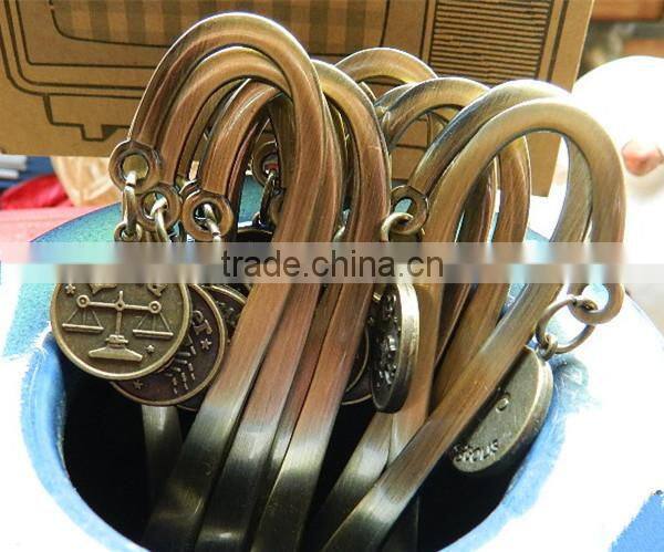 Bright 3D nickel plated cute cartoon bookmarks decoration for readers