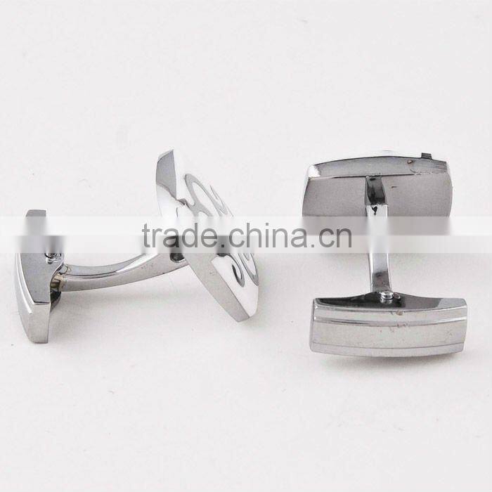 Exquisite men blue apple-shaped cufflink with brand elements cufflink for promotion