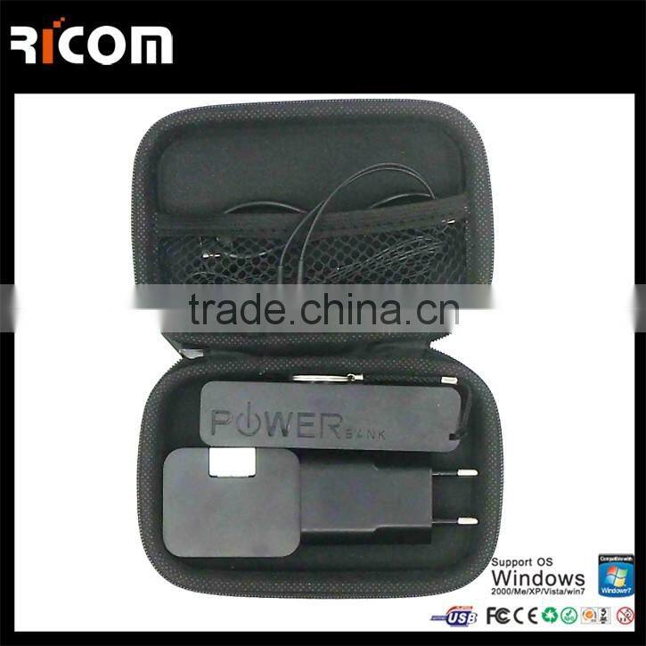 Cheapest Power Bank travel set,promotional gift items,small gift bags--KPB105C--Shenzhen Ricom
