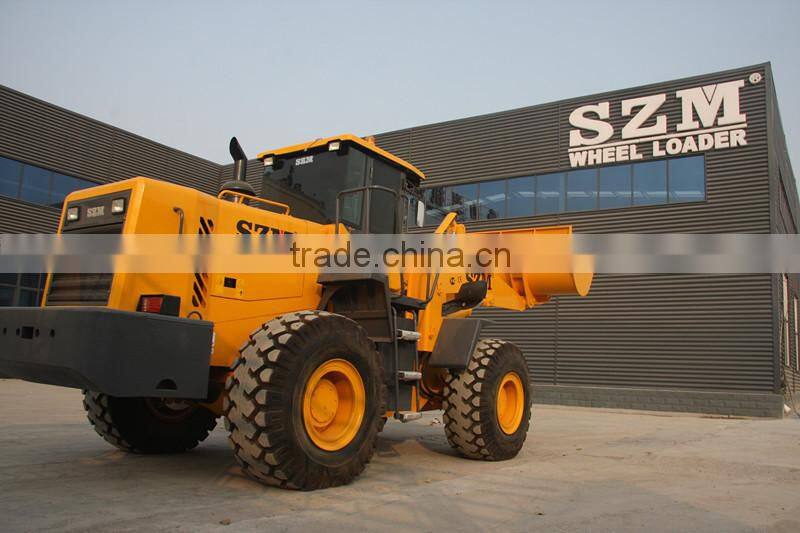 SZM956 Model 3.0m3 bucket Joystick control 5Ton Wheel Loader
