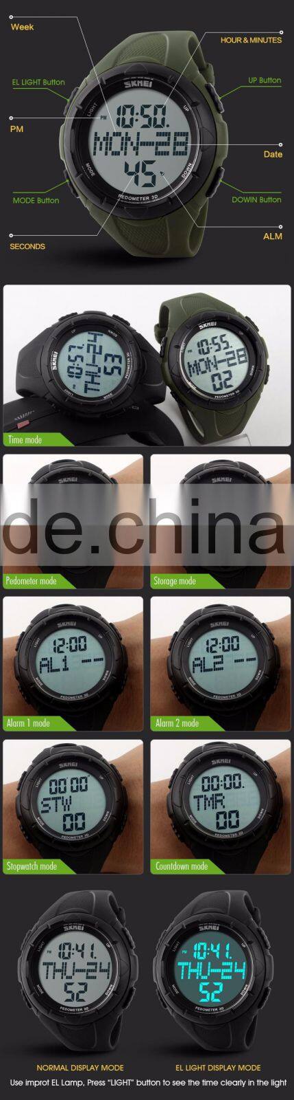SKMEI Fashion Digital Pedometer Watch