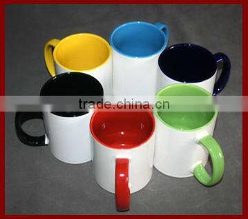 JT-7102 Stoneware Straight Sublimation Coated Mug for Heat Transfer Printing