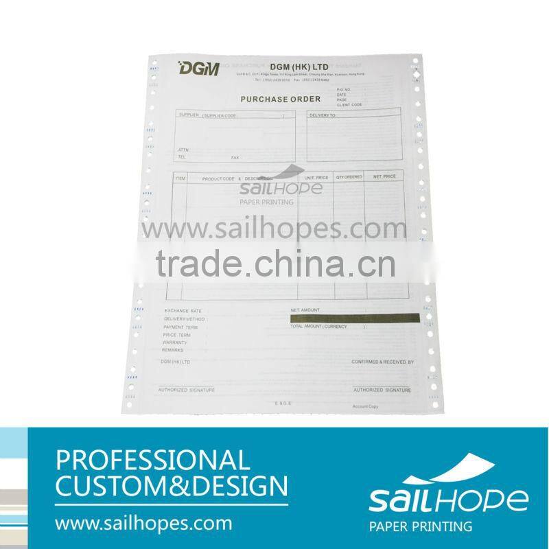 wood pulp carbonless computer paper Dot Matrix Printer Paper