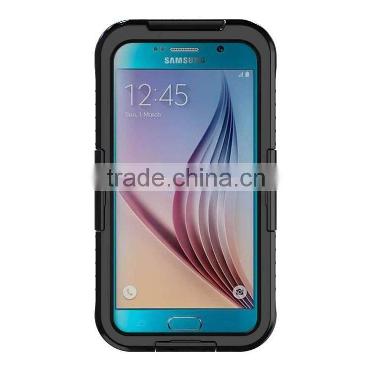 Popular Galaxy S6 Waterproof Case S6 Transparent Screen Protector, Heavy Duty Protective Carrying Cover Case for Galaxy S6