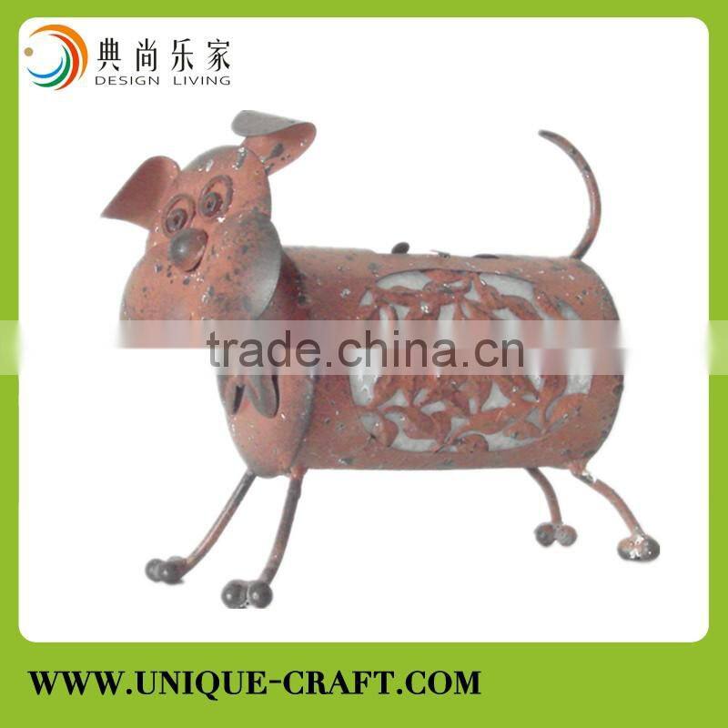 Lovely metal animal crafts and arts handmake home decorations