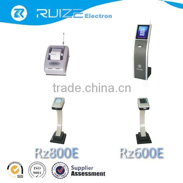 service buttons ticket dispenser kiosk queue management display call system mini touch screen kiosk wireless queue system