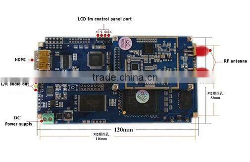 RF wireless video Transmitter PCB Board