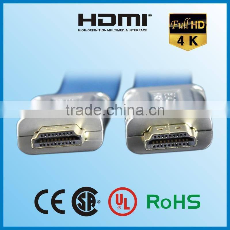 blue certified falt hdmi cable