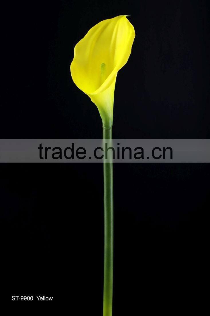 64 cm PVC Real Touch Calla Lily Spray Artificial Flower