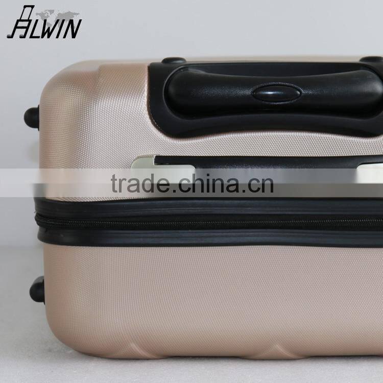 new mould gorgeous 360 degree rotation ABS hard trolley luggage case