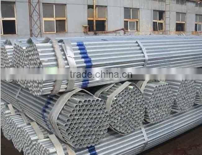SS330/SS400/SS500 schedule 80 galvanized steel pipe size