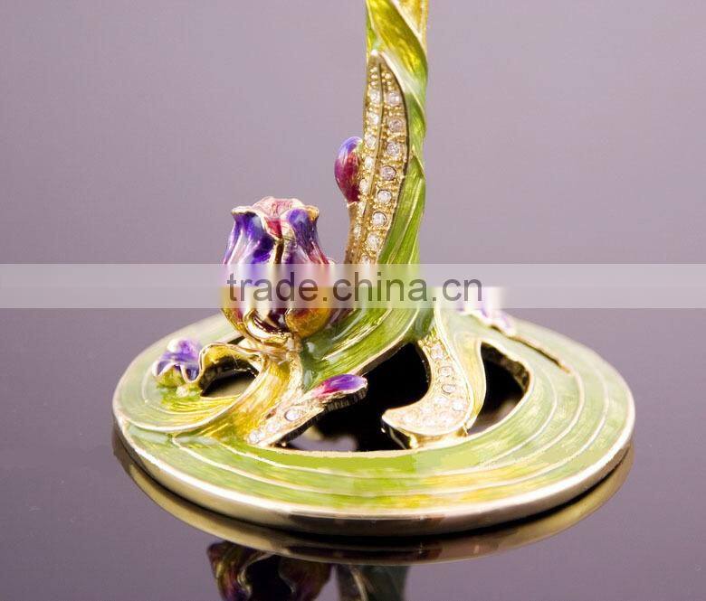 Iris Flower hot sale classic artwork champagne glass