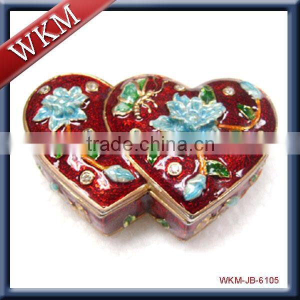 flower shape jewelry ring box