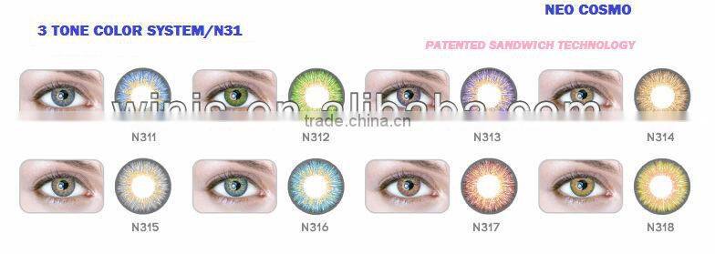 NEO VISION KOREA 14.2 mm colored eye contact lenses