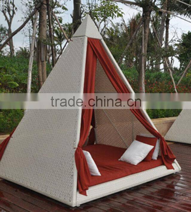 outdoor furniture synthetic outdoor sofa bed