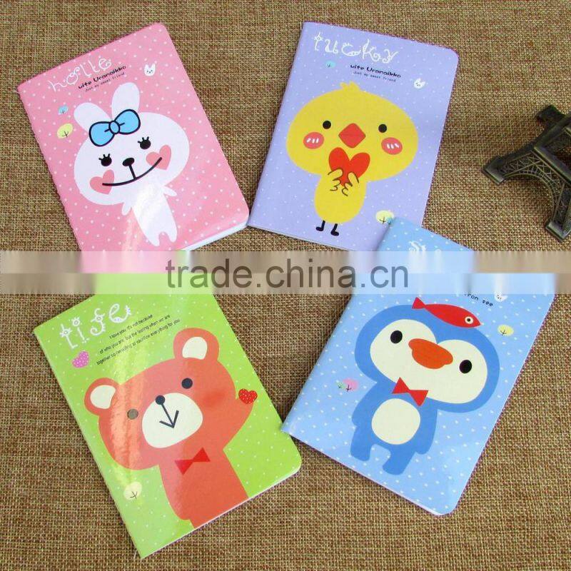 notebook with kawaii pattern,cartoon notepad