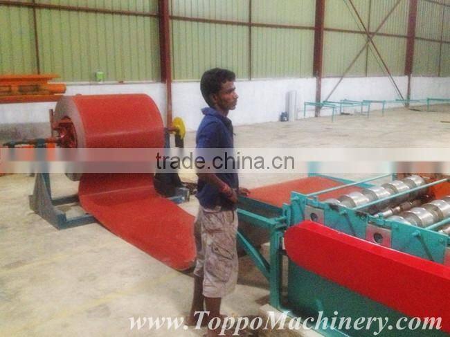 Manual Mandrel Steel Coil Decoiling Machine
