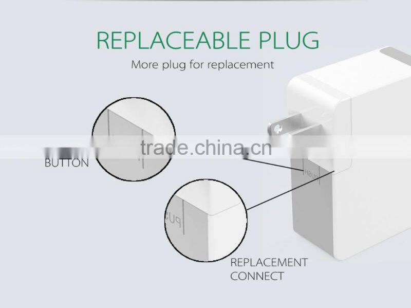 ABS Adapter Smart IC 4 port usb charger usb multi charger power battery charger