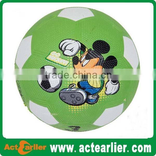 particle surface rubber soccer ball