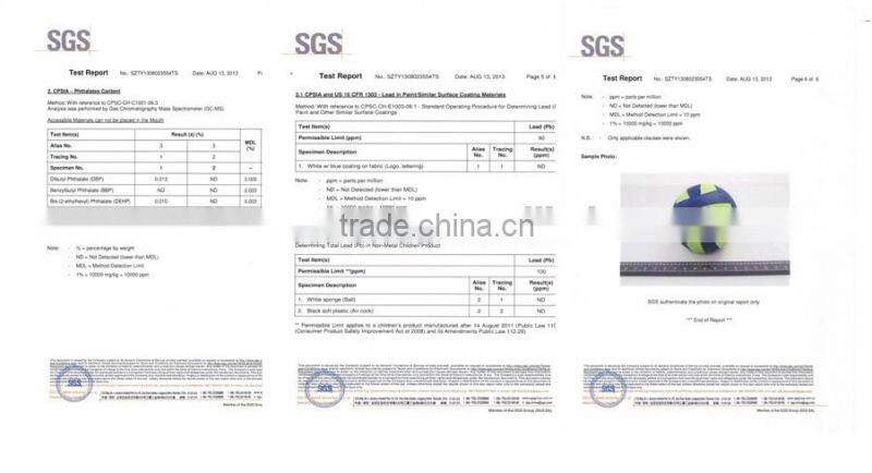 Softly touch PVC foamed volleyballs