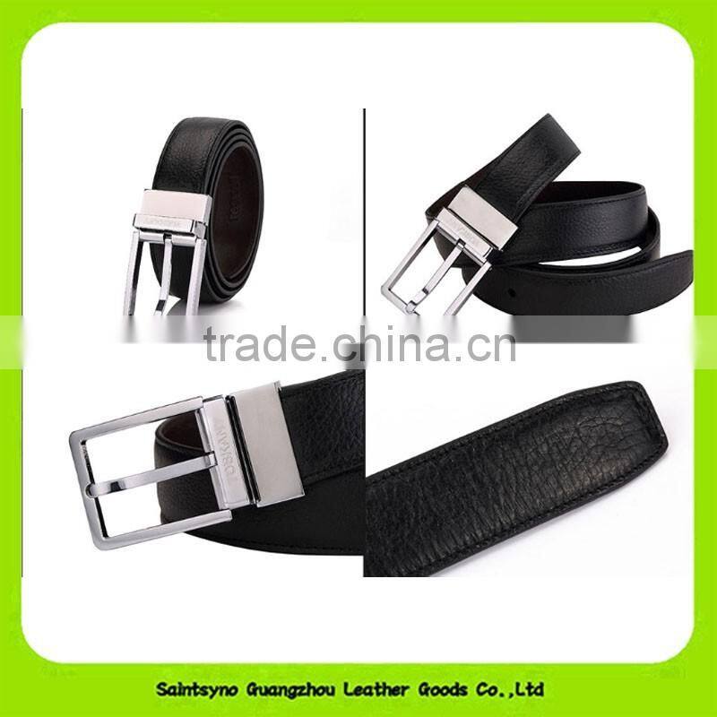 16017 Promotional item for key holder,leather belt and leather wallet gift set for VIP