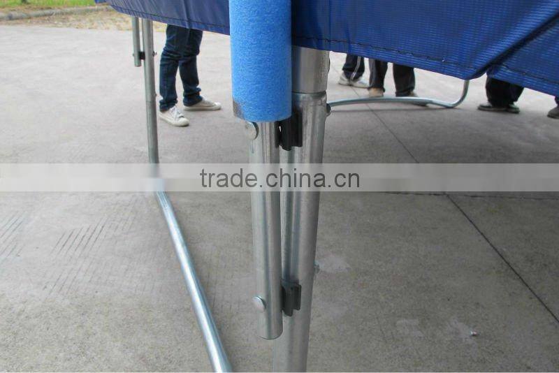 Cheap Kids Outdoor Gymnastics Spring 14ft Trampolines And Safety Net