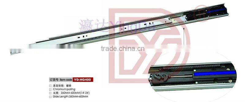 3-Fold Iron Ball Bearing Soft Closing Drawer Slide