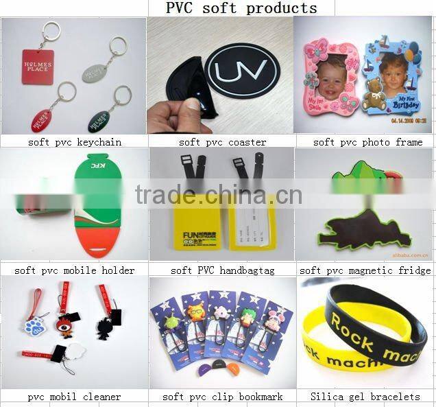 customized airplane shape promotional 3d soft pvc bookmark, pvc clip bookmarker