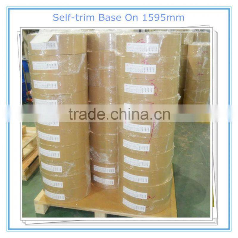 slit roll or jumbo roll of synthetic paper labels,all temperature adhesive