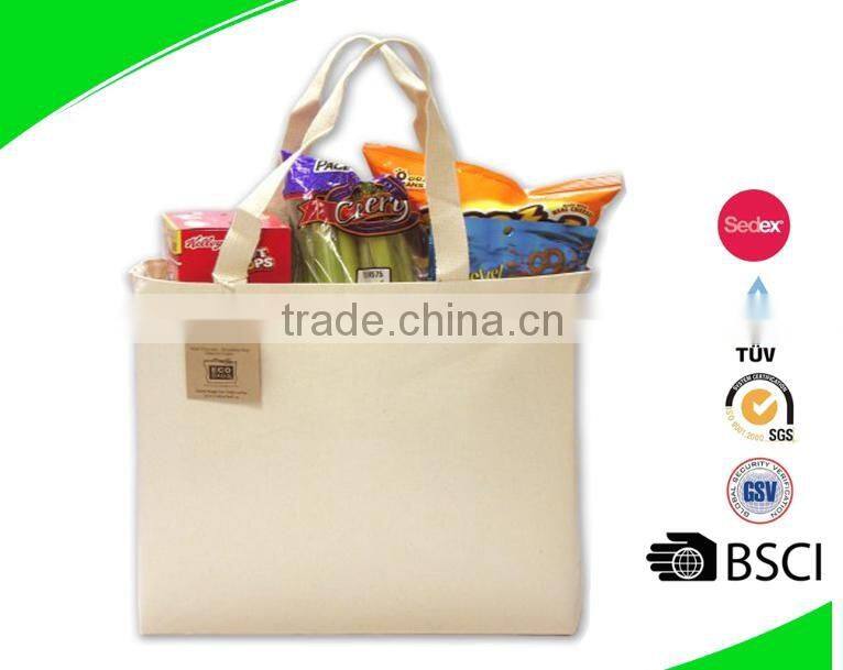 Promotional Canvas tote shopping Bag Grocery Bags