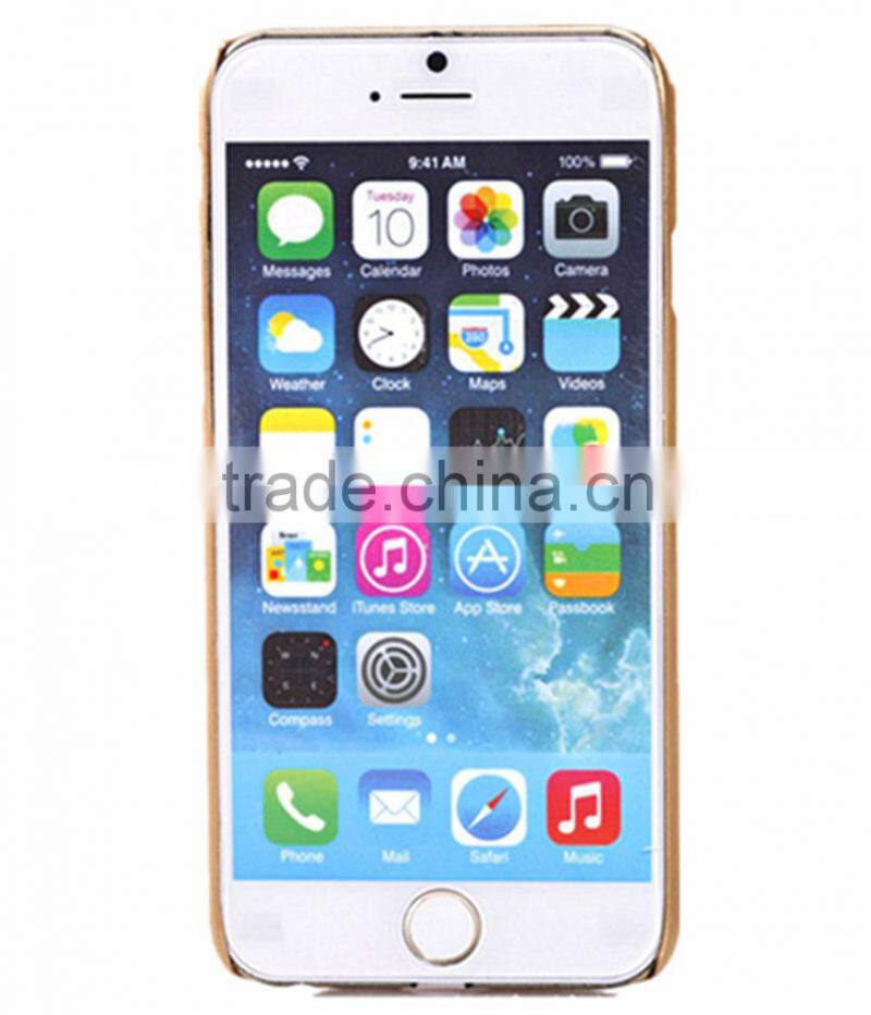 2015 new design smart leather cover case for iphone 6 with back card slot