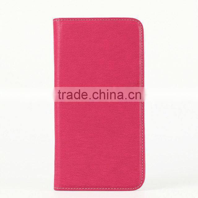 Free simple design high quality leather cover case for iphone 6s/6s plus
