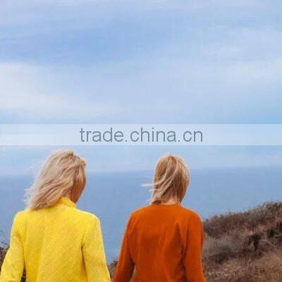 bird print hoody organza decorated chic top