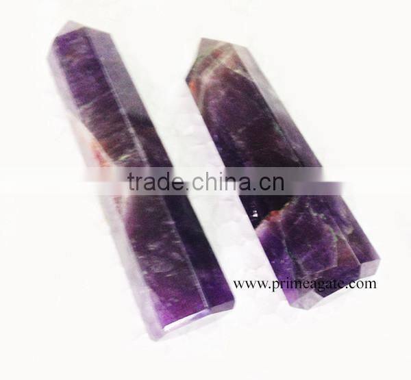 Chakra Onyx Layer Orgonite Pyramid With Crystal Point - Orgonite For Sale