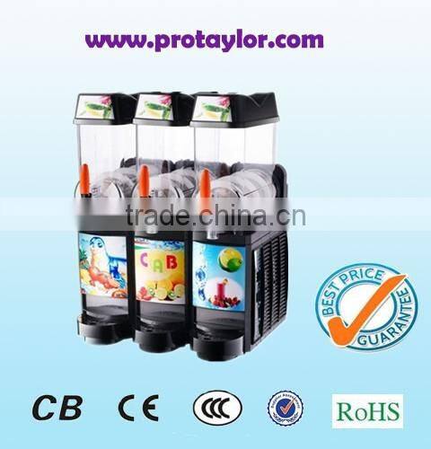 CE approved, triple bowls plastic slush freezer(XRJ-12L*3)