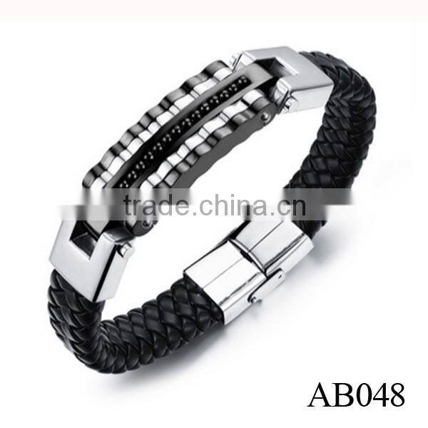 Factory Price Leather Bracelet,Charm Bracelet Jewelry,Fashion Magnetic Bracelet For Men