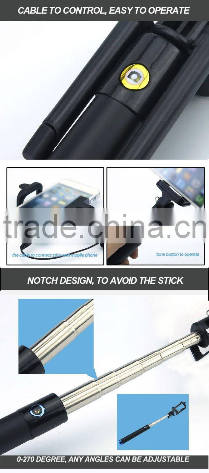 hot mini selfie stick ,monopod selfie stick ,selfie monopod