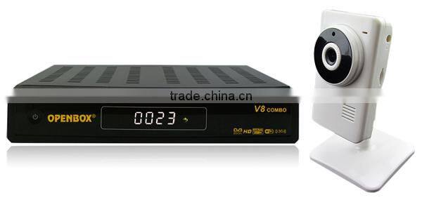good quality satellite receiver V8 combo with DVB-S2&DVB-T2,support 3G wifi modules
