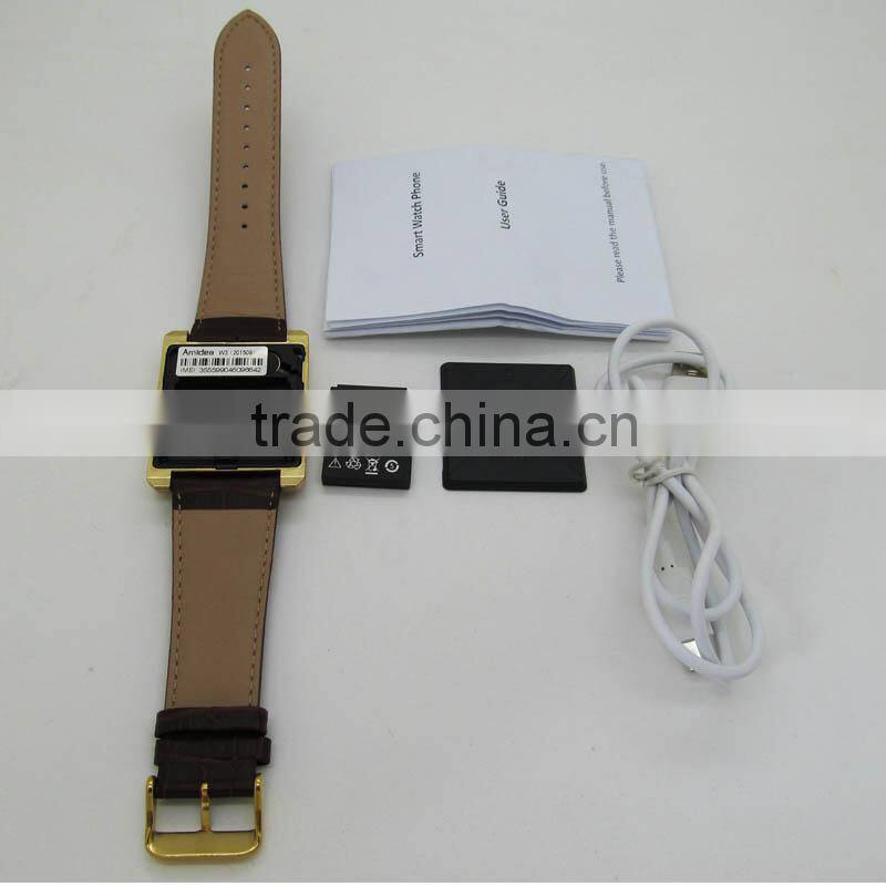 Waterproof 1.54inch IPS screen Bluetooth smart watch for 2015 Christmas
