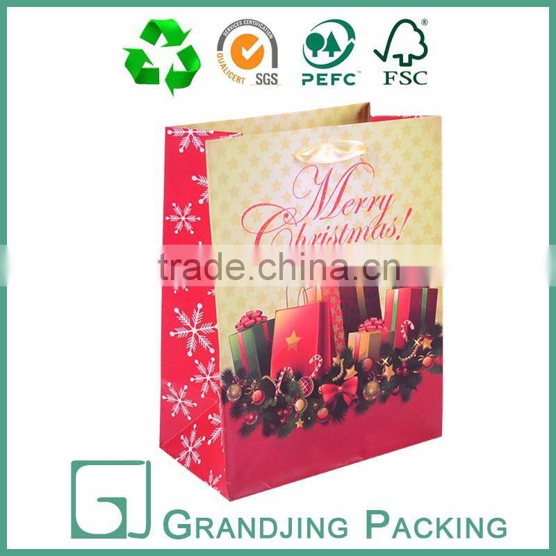 2016 Newest Christmas gift shopping paper bag