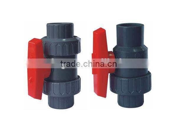 High Quality Single Union UPVC Ball Valve with competitive costs