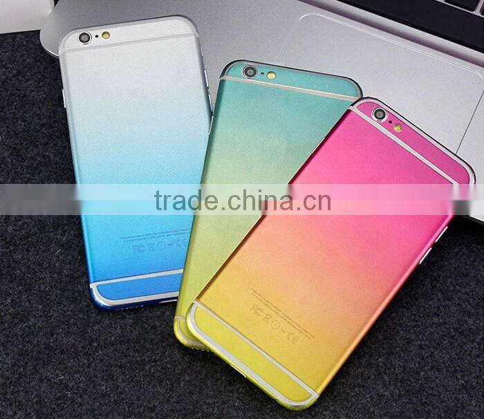 Full Body Glitter Rainbow Sticker Cover Wrap Skin For iPhone 6