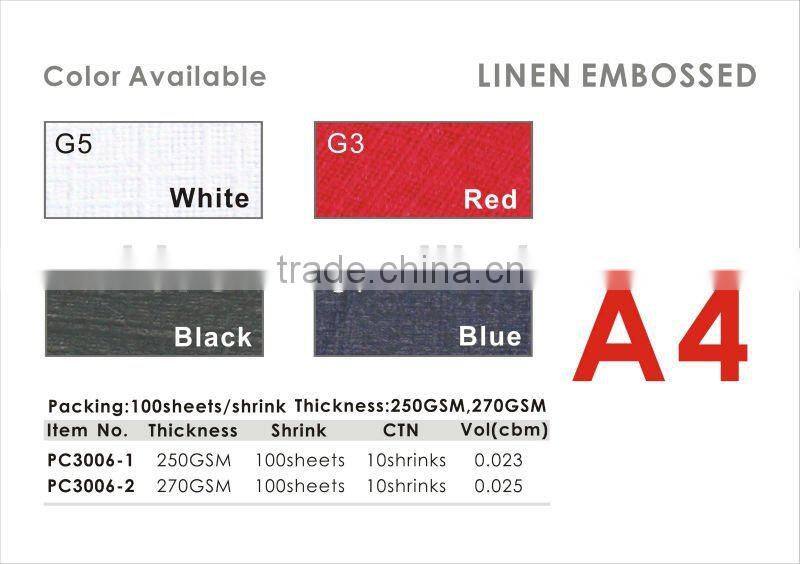 Hot sale A4 paper binding book cover