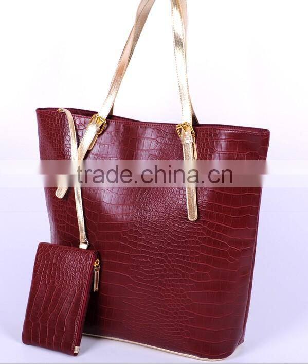 Promotional Croc leahter Clear tote bag