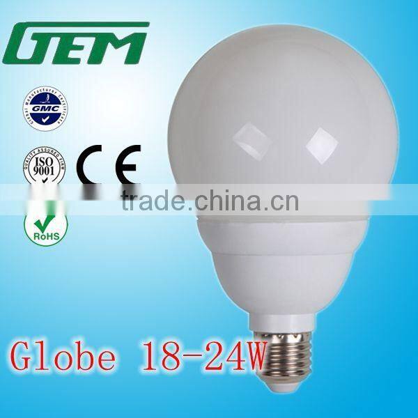 CE ROHS 2700K Energy Saving Lamp Globe 25W With E27 Base