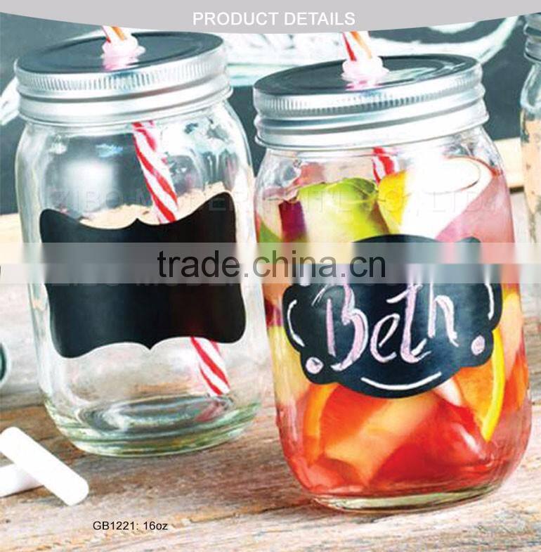 Decal Design Bulk Juice Glass Mason Jar Wholesale Market Custom Mason Jars For Sale