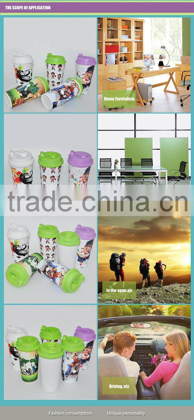 Sublimation Plastic Water Bottle Mug Sublimation
