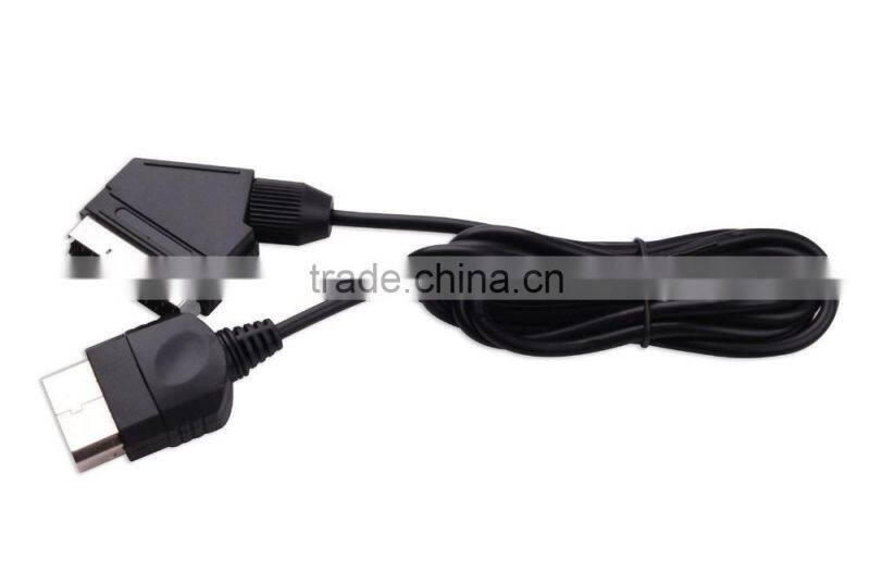 24p HD TV RGB AV SCART LEAD CABLE FOR XBOX ORIGINAL CLASSIC scart cable NEW